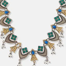 Fabindia Stone Studded & Beaded Short Necklace image 4