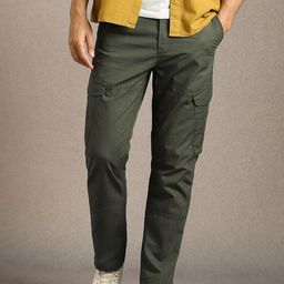 Louis Philippe Jeans Men Mid-Rise Regular Trousers-picture-7