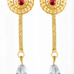 VIVASTRI Women Gold-Plated Alloy Earrings-image-48