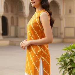 SZN Striped Dyed Kurti image 2