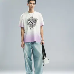 H&M Relaxed Fit Ombre Print T-Shirt image 4