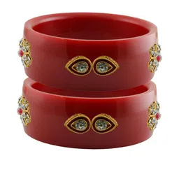 Vidhya Kangan Women Red Bangle-picture-30