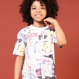 V-Mart Boys Printed Pockets T-shirt-picture-13