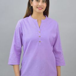 Anouk Rustic Women Mandarin Collar Cotton Top-picture-11