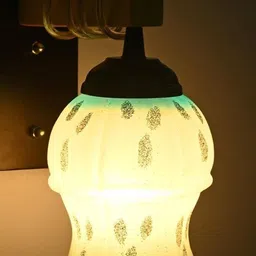 SOMIL Blue Glass Cylinder Printed Wall Lamps-picture-30