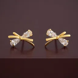Kushal's Fashion Jewellery 92.5Silver Gold-Plated Studs-picture-11