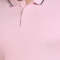 PULAKIN Polo Collar Short Sleeves Cotton T-shirt image 5