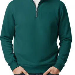 Try This Men Solid High Neck Long Sleeves Pullover Sweatshirt-picture-17