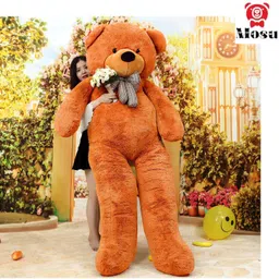 mosu Soft Toy, Teddy Bear 5 Feet For Girls, Kids, Birthday Gift, Gift Items (Brown) - 60 inch image 3