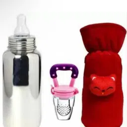 xiiaa COMBO FOR BABIES ITEMS PACK OF-5 Teether and Feeder image 3