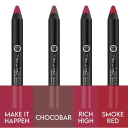Colors Queen Color It All Set Of 4 Non Transfer Matte Lip Crayon - 3.5g Each - 11-12-10-14 image 2
