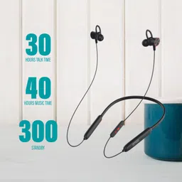 amaq SMILE Neckband,Snug fit,10mm Bass Driver Bluetooth,Calling Mic. Bluetooth Headset image 2