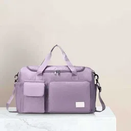 navrangi 18 L Gym Duffel Bag - 44 cm Nylon Travel Duffle Bag - Purple-picture-12