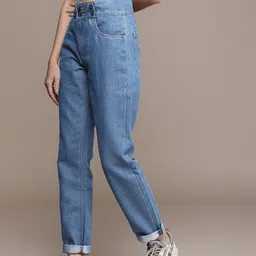 Moda Rapido Women Mid-Rise Straight Fit Light Fade Jeans-image-88