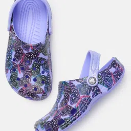 Crocs Kids Classic Butterfly Clogs image 1