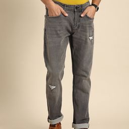 Being Human Men Slim Fit Mildly Distressed Light Fade Stretchable Jeans-picture-22