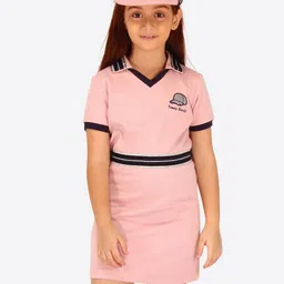 CUTECUMBER Shirt Collar A-Line Dress-picture-15