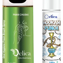 Qelica Set Of 2 Polar Brain Freezer & Paan Chuski Fresh Breath Spray-10g Each-image-8