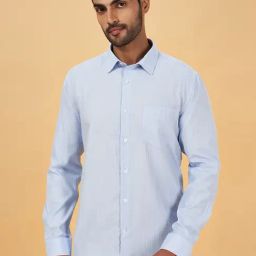 Byford by Pantaloons Light Blue Slim Fit Shirt-picture-18