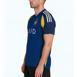 dostitch Men Cristiano Ronaldo Printed V-Neck Dri-FIT T-shirt image 3