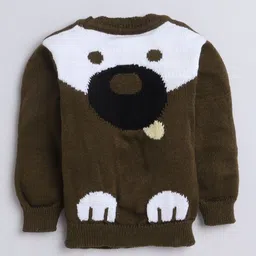 Little Angels Boys Animal Printed Woollen Pullover-picture-41