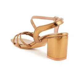 Anouk Women Solid Block Heel Sandals with Buckles image 3