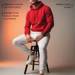 Adro Hustle Hard Stay Wild 320 GSM Fleece Printed Graphic Sweatshirt image 4