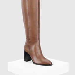 Oroh Women Block-Heeled Slouchy Boots-image-54