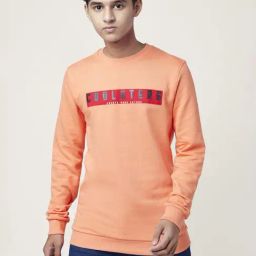 Coolsters by Pantaloons Kids Peach Cotton Printed Full Sleeves Sweatshirt-picture-49