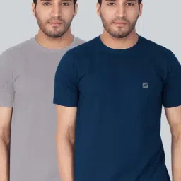Lux Nitro Pewter & Blue Regular Fit T-Shirt Pack of - 2-picture-39
