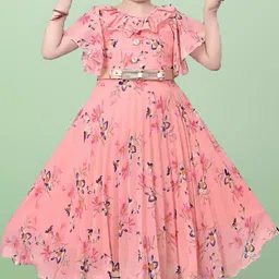 PRENA FASHION Girls Peach Dresses-image-25