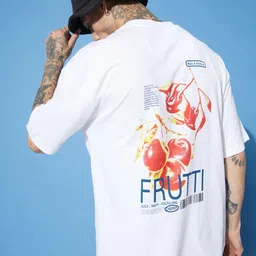 Mast & Harbour Graphic Printed Drop-Shoulder Sleeves Oversized T-shirt-picture-18