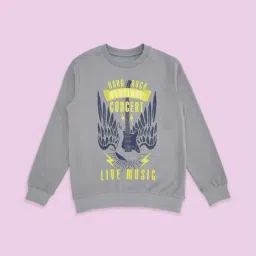 Pantaloons Junior Grey Cotton Printed Full Sleeves Sweatshirt-picture-37