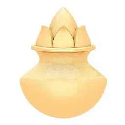 P.C. Chandra Jewellers 22k Yellow Gold Kalash Themed Simplistic Pendant-picture-20