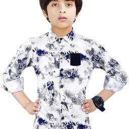 MADE IN THE SHADE Unisex Kids Floral Printed Casual Shirt-picture-23