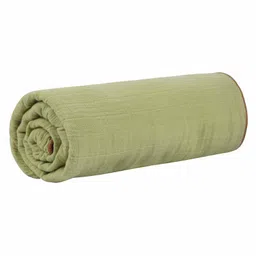 Abracadabra Muslin Swaddle Wrap - Solid Green-image-0