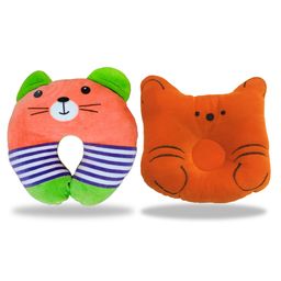 Chinmay Kids Polyester Fibre Toons & Characters Baby Pillow Pack of 2  (Orange & Orange)-image-67
