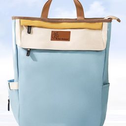 R for Rabbit Caramello Daisy Diaper Bags for Mother, Multipurpose & Large Capacity Stylish Maternity Diaper Backpack for Mom (Blue Cream)-picture-7