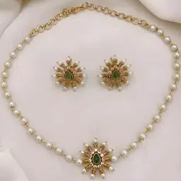 UNNATI JEWEL White Brass Jewellery Set-picture-35