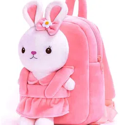 Frantic Premium Quality Soft design Full Body Pink Rabbit Bag for Kids image 2