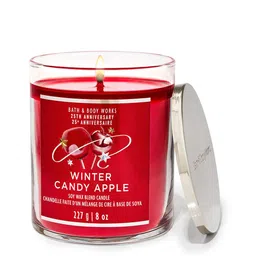Bath & Body Works Winter Candy Apple Single Wick Candle-picture-19