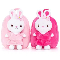 Frantic Premium Quality Soft design Full Body Pink Rabbit Bag for Kids image 5