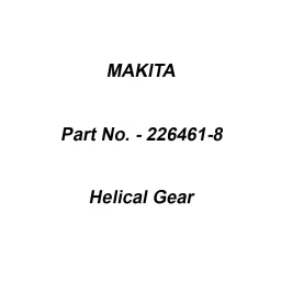 Makita Helical Gear Size 47 mm Suitable For 5740NB, Part No 226461-8-picture-10