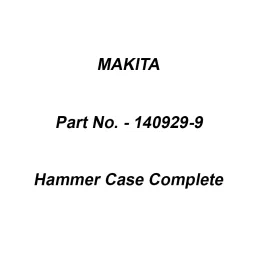 Makita Hammer Case Complete Suitable For TW100D, Part No 140929-9-picture-38
