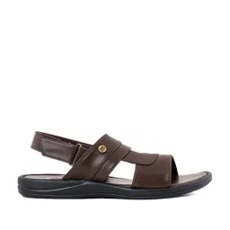 Khadim Men's Brown Back Strap Sandals-picture-37
