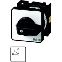 EATON 1P 3 Position 45° Multi Step Cam Switch, 690 V (Volts), 20A, Toggle Actuator, 009054 T0-1-141/E-picture-45