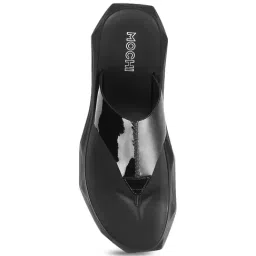 Mochi Men's Black Thong Sandals image 3