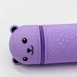 YK Self Design Lightweight Teddy Bear Pen Case image 2