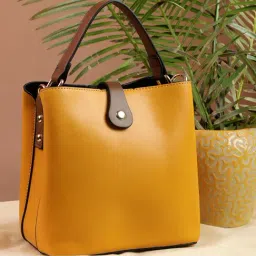 HauteSauce Yellow Medium Tote Bag-picture-32