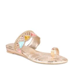 Inc.5 Women's Rose Gold Toe Ring Sandals-picture-48